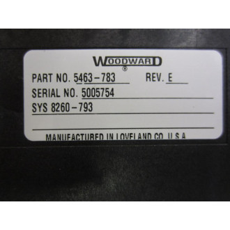 Woodward 5463-783 NetCon 5000 DI Module 5463783 Rev.E - Used