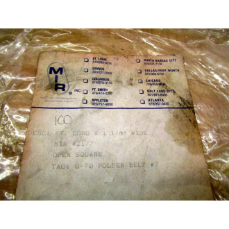 Midwest Industrial Rubber 2177 Folder Belt U-70