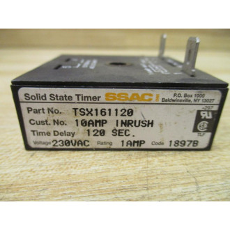 SSAC TSX161120 Solid State Timer - New No Box