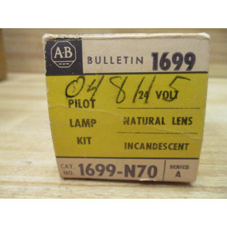 Allen Bradley 1699-N70 Pilot Lamp Kit 1699N70 Series A Allen Bradley 1699-N70 Pilot Lamp Kit 1699N70 Series A