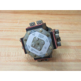 Westinghouse 1-87 4 Position Contact Block 187 - Used