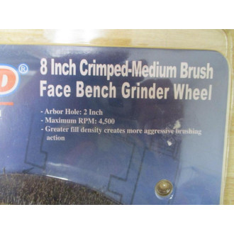 Westward 1GBL2 Wire Brush Face Bench Grinding Wheel