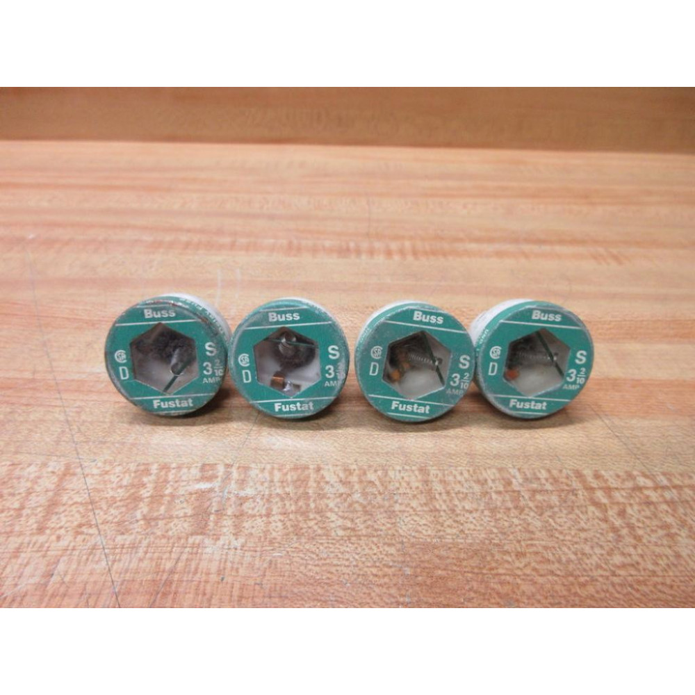 Buss S-3-210 Bussmann Fuse Cross Ref 1CZ23 (Pack of 4) - New No Box