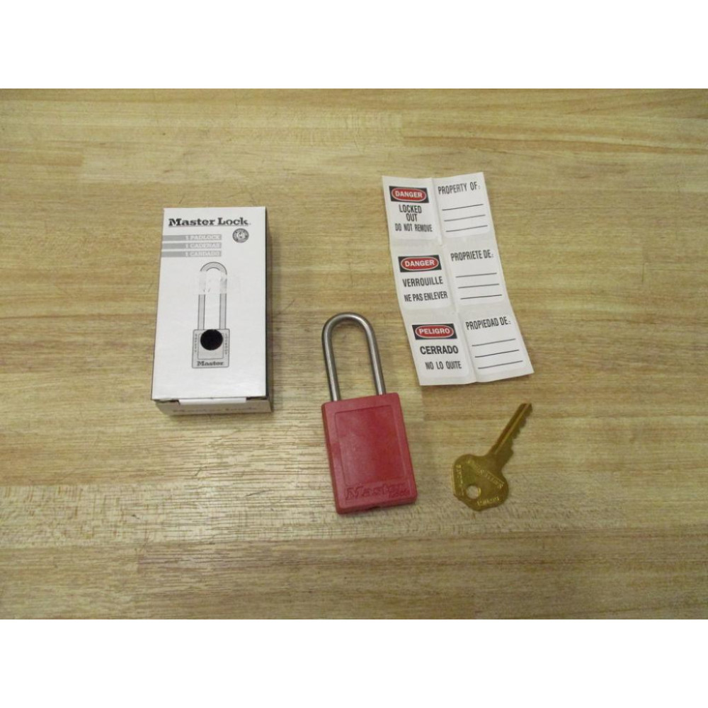 Master Lock S33RED Zenex Safety Padlock Master Lock S33RED Zenex Safety Padlock