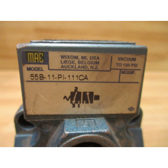 Mac Valves 55B-11-PI-111CA Manifold 55B11PI111CA - Used