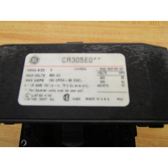General Electric CR305E0 Contactor Upper Deck WArmature & Spring - New No Box