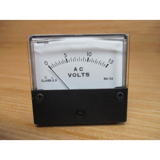 Minipa MU-52 AC15V Panel Meter MU-52