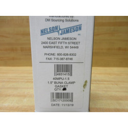 Nelson-Jameson 4931415 Clamp Basket 40MPU-1.5 (Pack of 23)