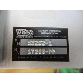 Vitec 53262-1 Board 87427-103 532621 Bd wEnclosure Only - Used