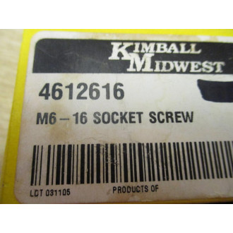 Kimball Midwest 4612616 Socket Screw (Pack of 13)