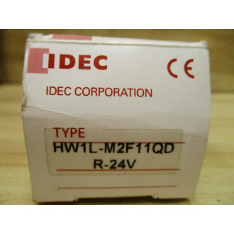 IDEC HW1L-M2F11QD-R-24V Illuminated Push Button HW1LM2F11QDR24V