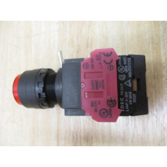 IDEC HW1L-M2F11QD-R-24V Illuminated Push Button HW1LM2F11QDR24V