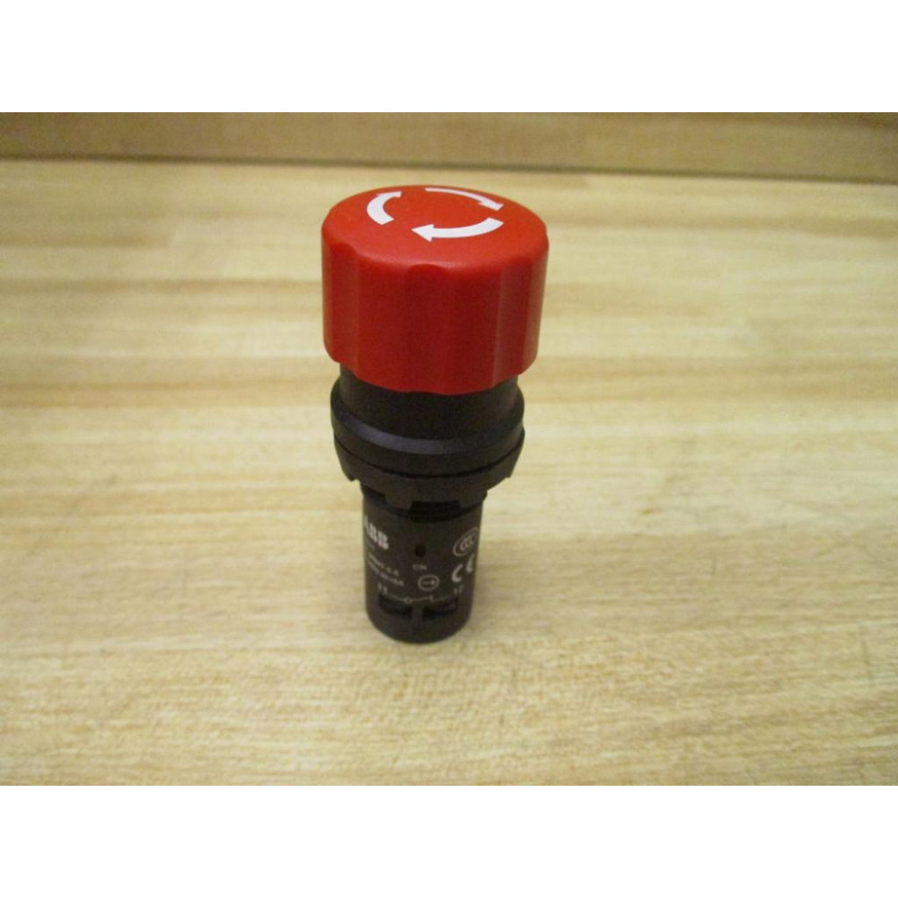 ABB CE3T-10R-02 Red E-Stop Button 1SFA619500R2051 - New No Box ABB CE3T-10R-02 Red E-Stop Button 1SFA619500R2051 - New No Box