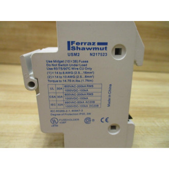 Ferraz Shawmut USM2 Gould Fuse Holder N217523 690V 32A (Pack of 3) - New No Box