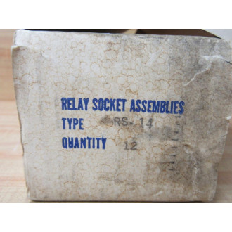 Curtis RS-14 Relay Socket RS14 (Pack of 12)