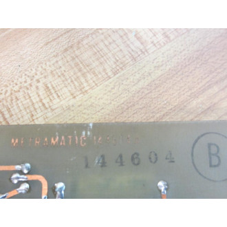 Metramatic 144604 Circuit Board - Used