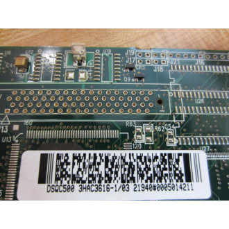 ABB 3HAC3616-1 DSQC500 CPU Card 3HAC3616-103 WAdapter Bar - Used