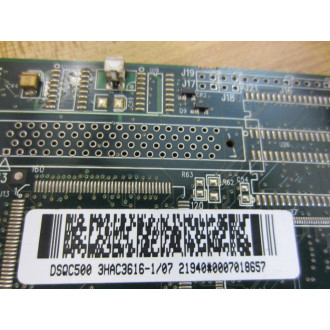 ABB 3HAC3616-1 DSQC500 CPU Card wFan 3HAC3616-107 - Used