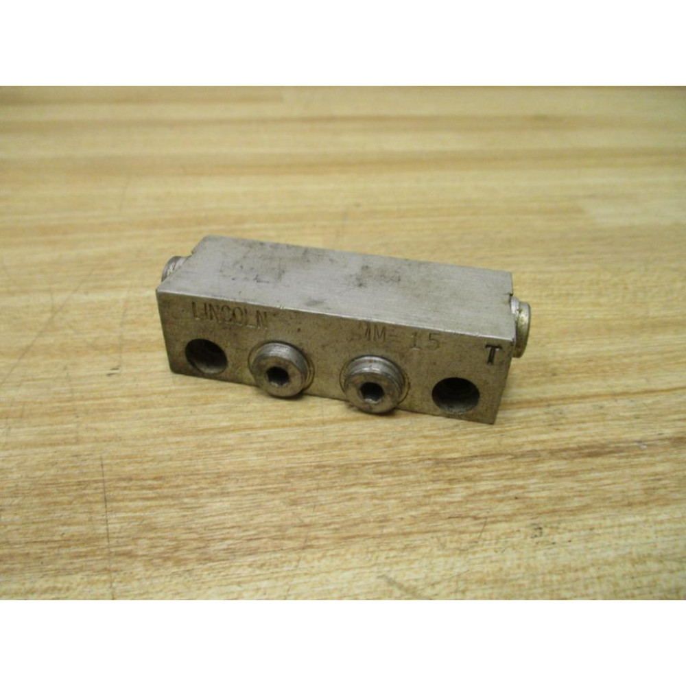 Lincoln MM-15 Hydraulic Manifold MM15 - Used