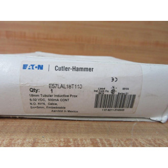 Cutler Hammer E57LAL18T110 Eaton Inductive Proximity Sensor Series G1