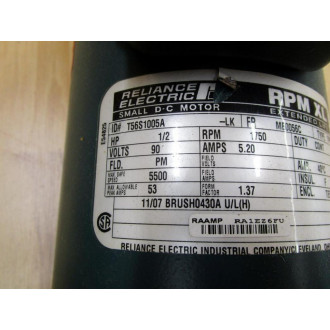 Reliance Electric T56S1005A-LK Motor T56S1005ALK WCracked Shroud - New No Box