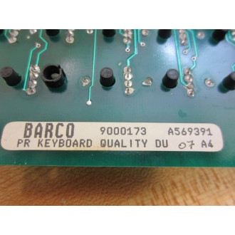 Barco PR DU6PFI KeyBoardDisplay Assy 9000173A569391 - Used