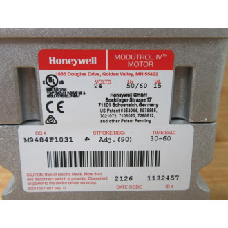 Honeywell M9484F1031 Modutrol IV Motor