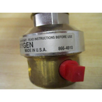 K.N. Aronson 866-4910 Oxygen Regulator 8664910 - New No Box