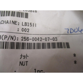 Okuma 256-0042-07-03 Lock Nut 25600420703
