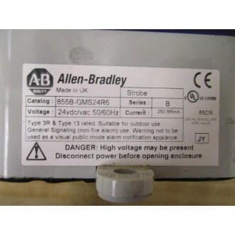 Allen Bradley 855B-GMS24R6 Mini-Square Beacon 855BGMS24R6 - Used
