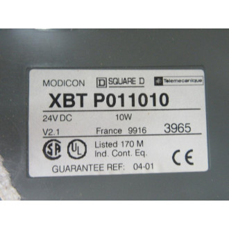 Modicon XBT P011010 Square D Operator Interface Terminal XBTP011010 - Used