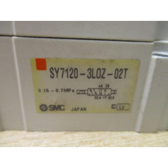 SMC SY7120-3L0Z-02T Solenoid Valve SY71203L0Z02T - Used