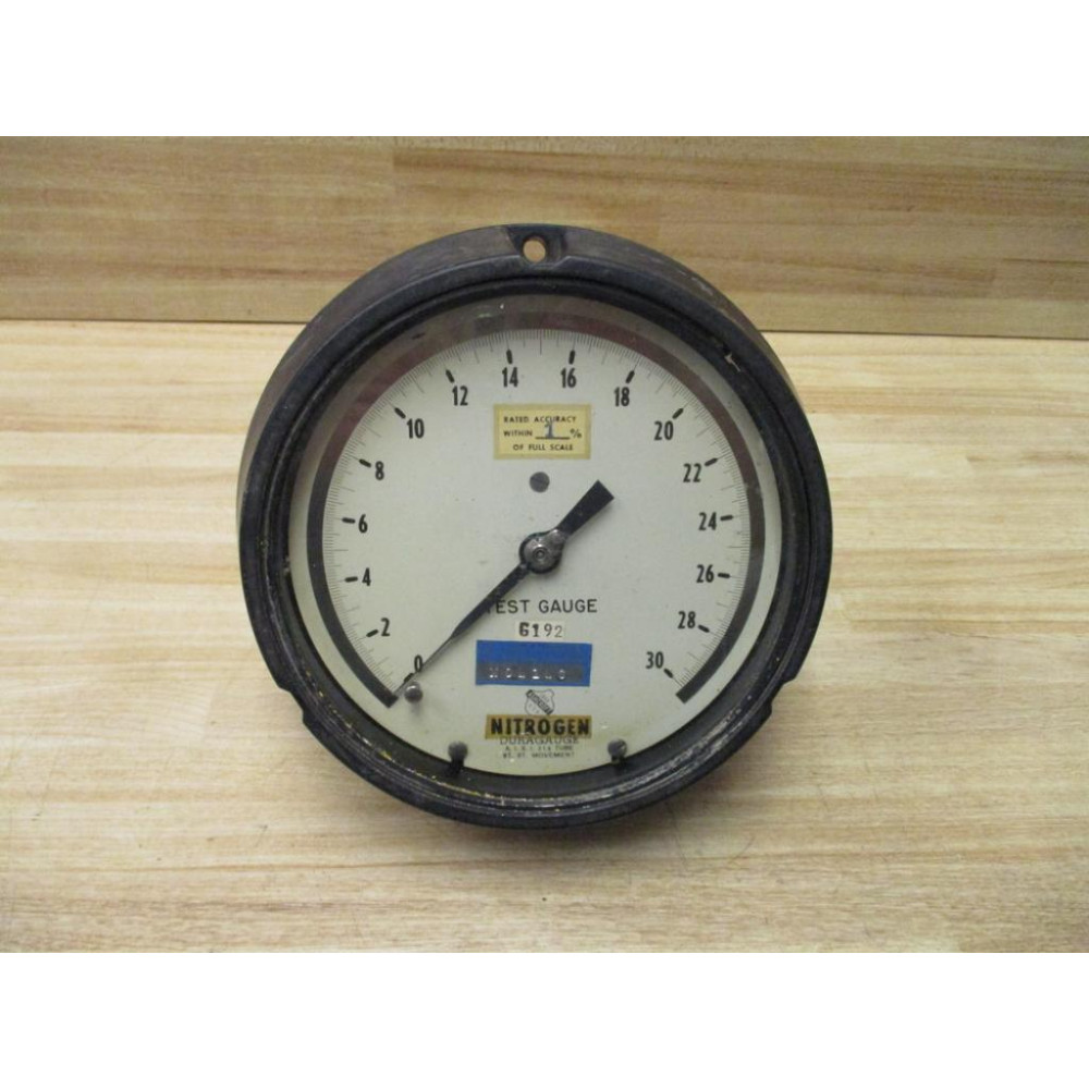 Ashcroft M0414C Duragauge Nitrogen Test Gauge G192 - Used