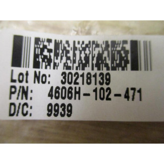 Bourns 4606H-102-471 Thick Film Conformal SIP 4606H102471 (Pack of 100)