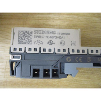 Siemens 6ES7193 6BP00-0DA1 Base Unit 6ES71936BP000DA1 - New No Box
