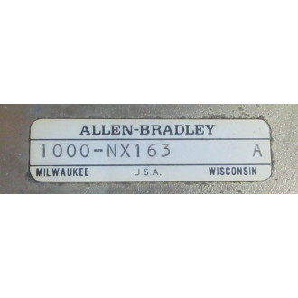 Allen Bradley 1000-NX163 Reversing Starter 1000NX163 - Used