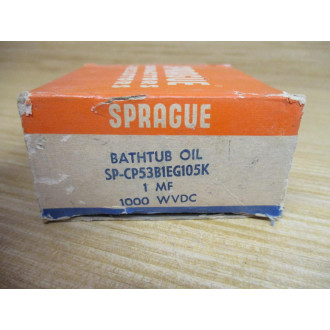 Sprague CP53B1EG105K Capacitor 1MF 1000WVDC