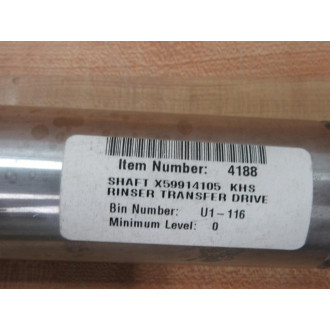 KHS Machines X59914105 Shaft Rinser Transfer drive