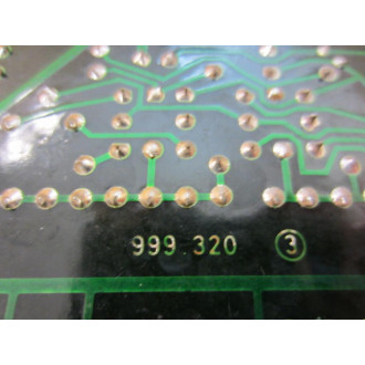 Mahlo 999.321 K901 Voltage Control Mix Card 999321 - Used