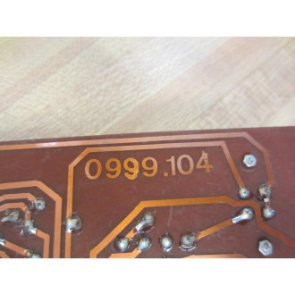 Mahlo 0999.104 K9011 Circuit Board 0999104 - Used
