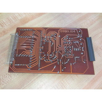 Mahlo 0999.104 K9011 Circuit Board 0999104 - Used