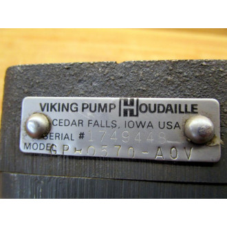 Viking Pump GP-0570-A0V Pump GP0570A0V - Used