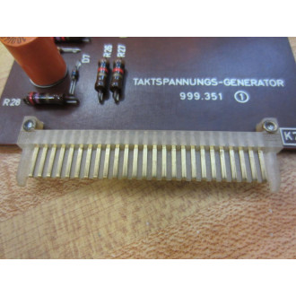 Mahlo 999.351 K701 Clock Voltage-Generator Board 999351 - Used