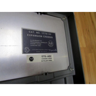 Allen Bradley 1775 PLC-3 Programmable Controller Chassis Rack 1775-A2 - Used
