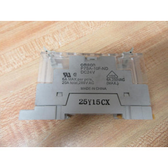Omron P7SA-10F-ND Relay Socket P7SA-10F-ND DC24V WGuards (Pack of 2) - Used