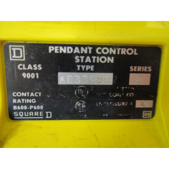 Square D AE3398G2 Pendant Control Station - Used