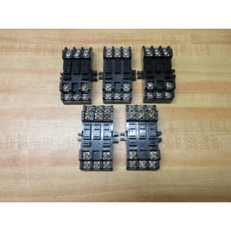 Telemecanique SL 711 Gould Relay Socket SL711 (Pack of 5) - Used