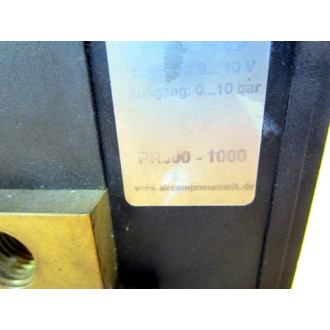 Aircom PR000-1000 Pressure Regulator PR0001000 - Used