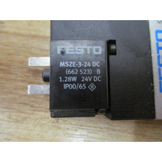 Festo CPE10-M1BH-5LS-QS-6 Solenoid Valve 196886 - New No Box