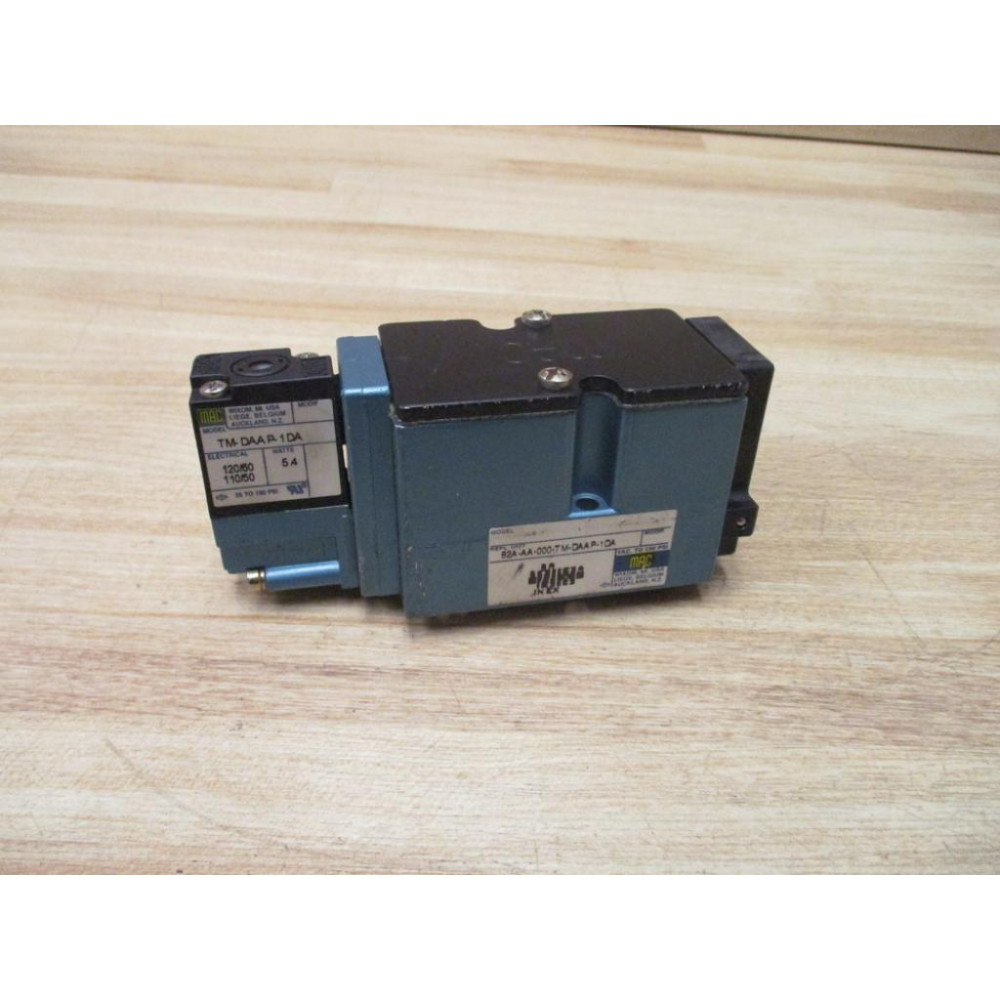 Mac Valves 82A-AA-00-TM-DAAP-1DA Solenoid Valve 82AAA00TMDAAP1DA - Used Mac Valves 82A-AA-00-TM-DAAP-1DA Solenoid Valve 82AAA00TMDAAP1DA - Used